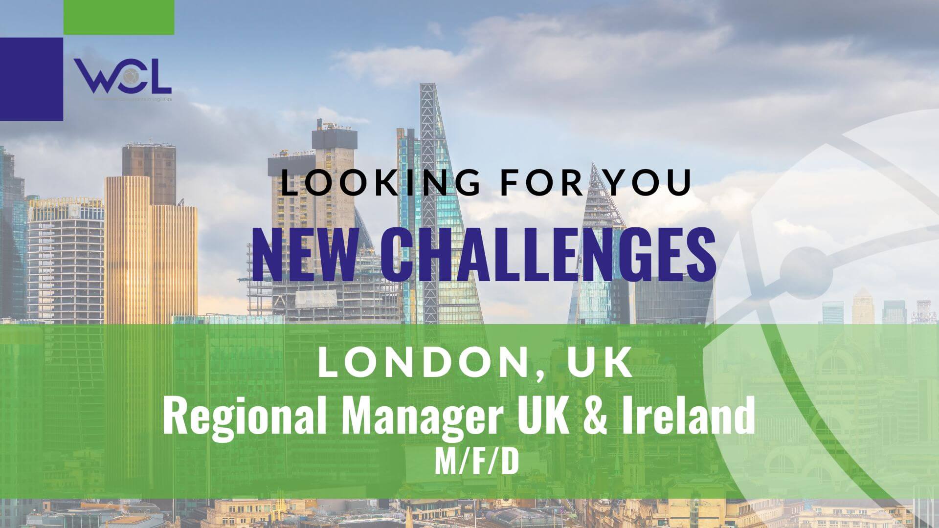 WCL Job Regional Manager London UK Ireland