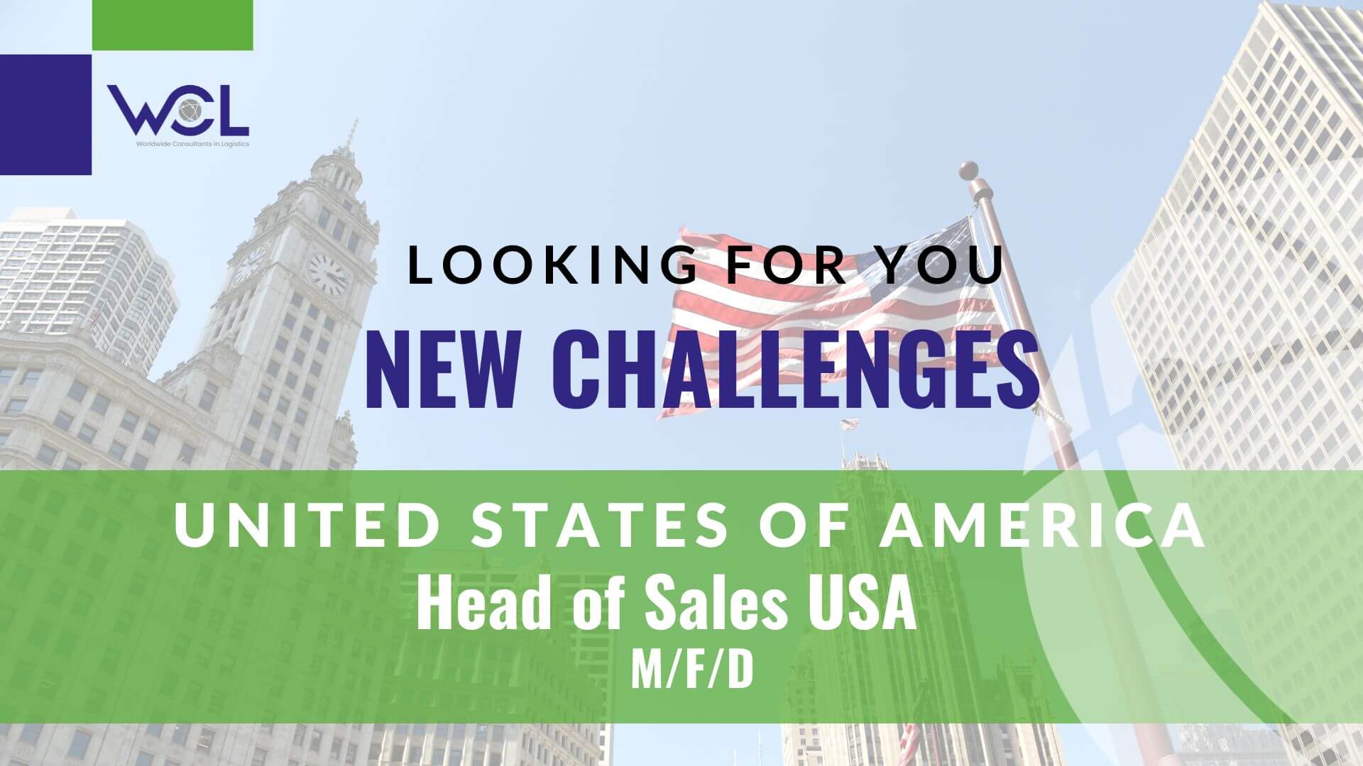WCL Job Head of Sales USA