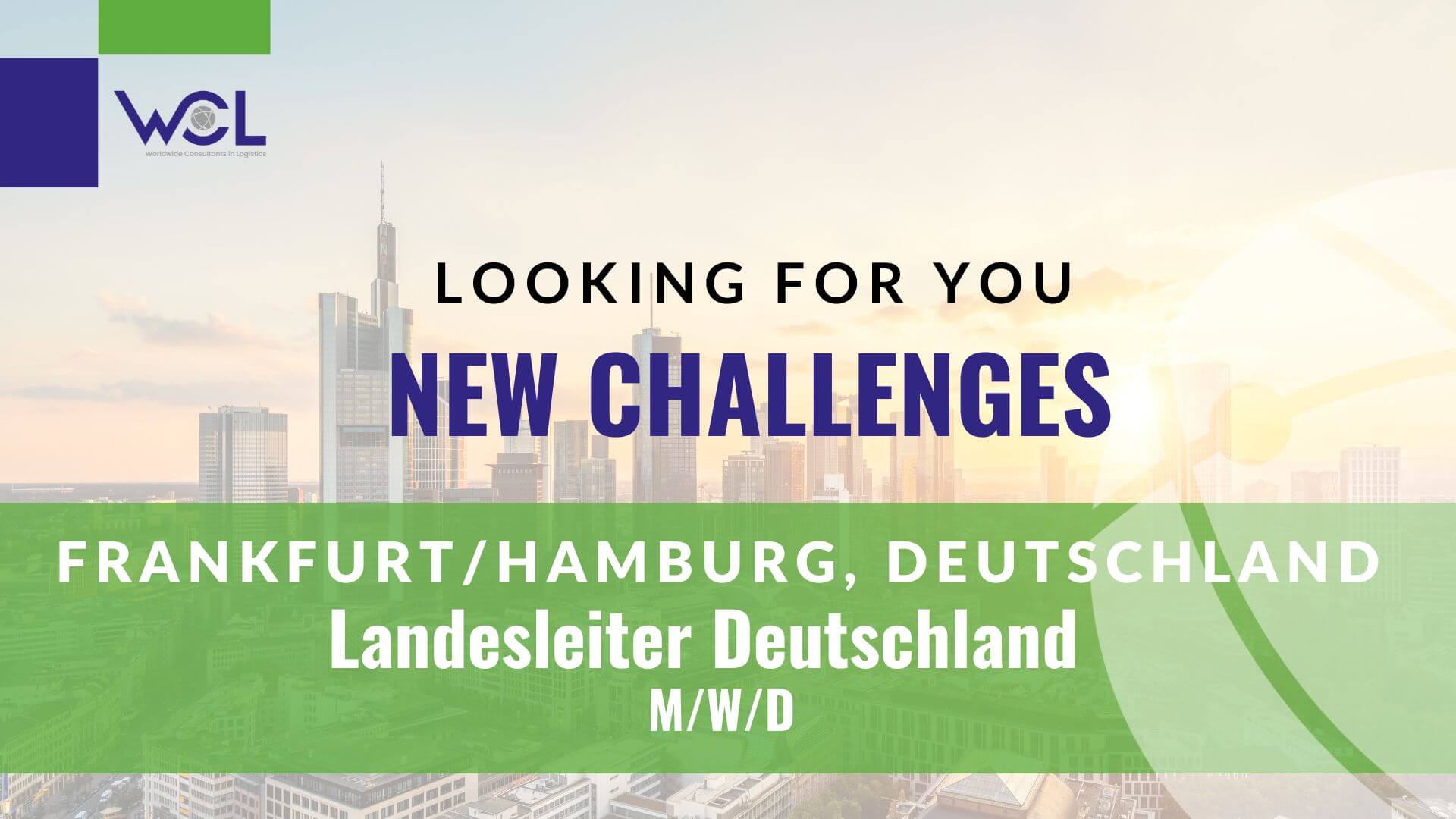 WCL Job Landesleiter Deutschland