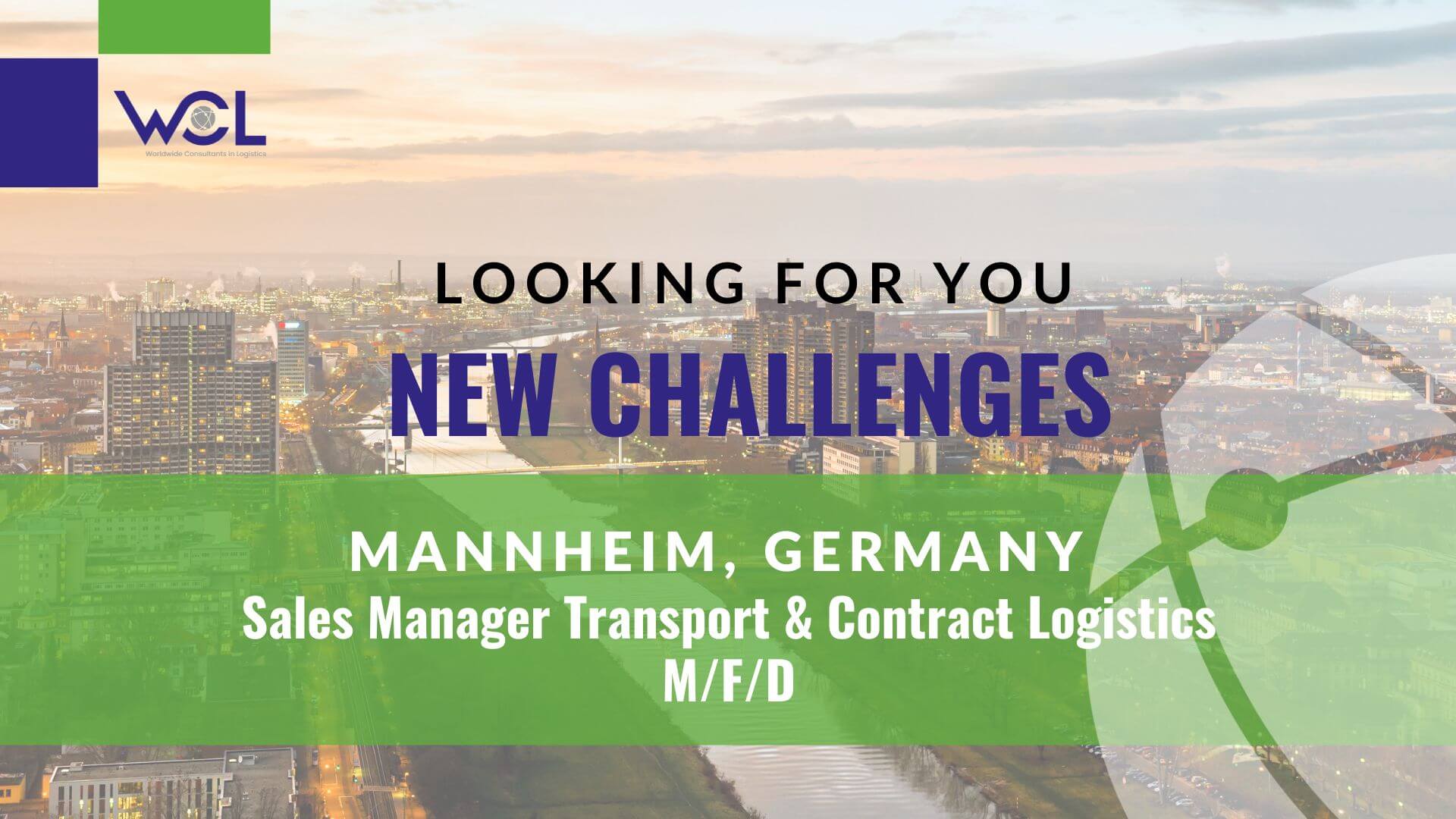 WCL Job Sales Manager Transport and Contractlogistics Mannheim