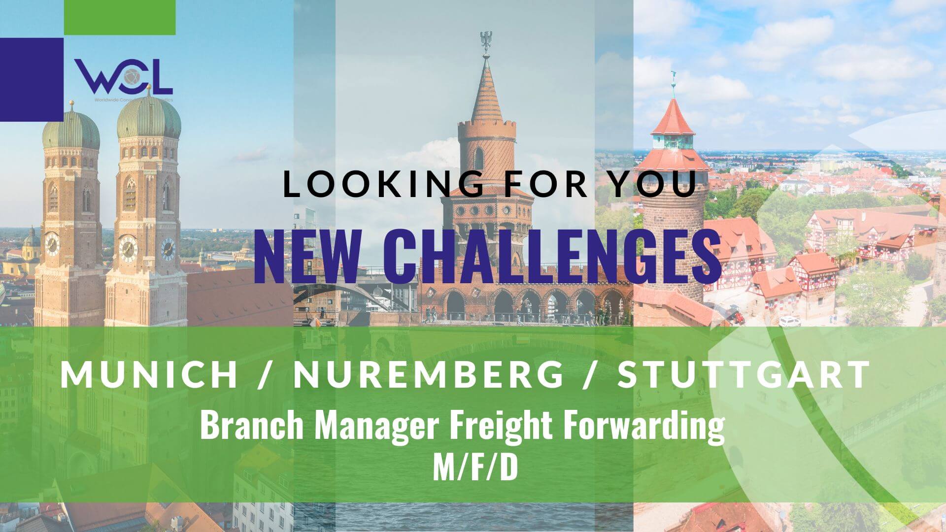 WCL Job Branch Manager Munich Nuremberg Stuttgart