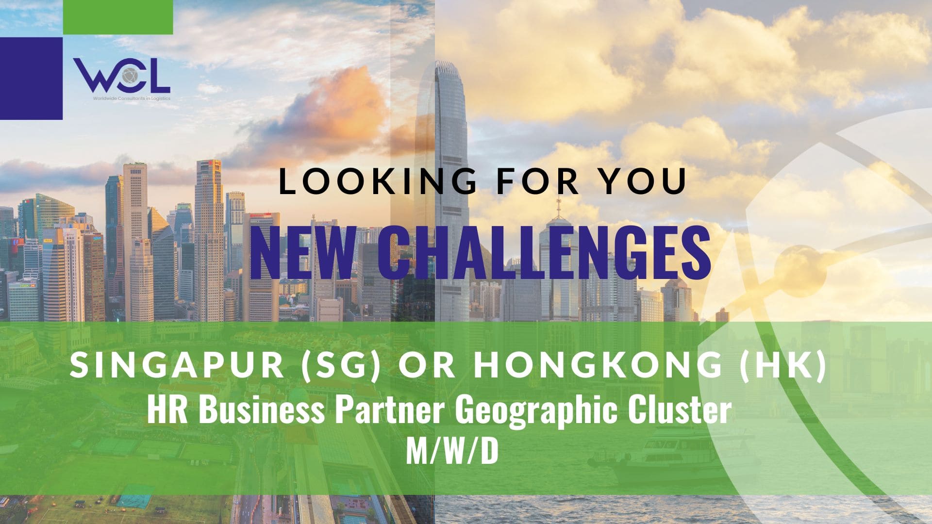 WCL Job HR Business Partner– Geographic Cluster Singapur HongKong