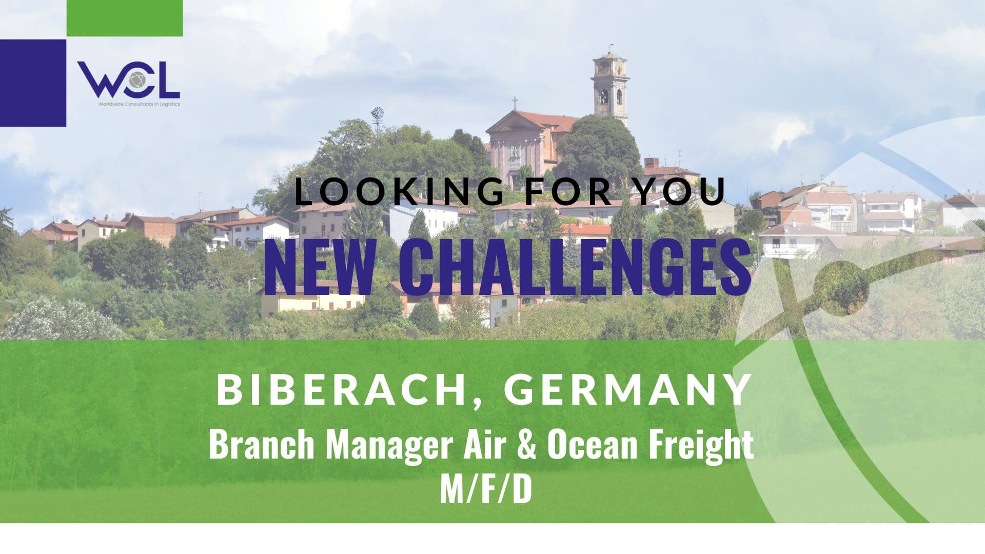 WCL Job Branch Manager Air and Ocean Biberach