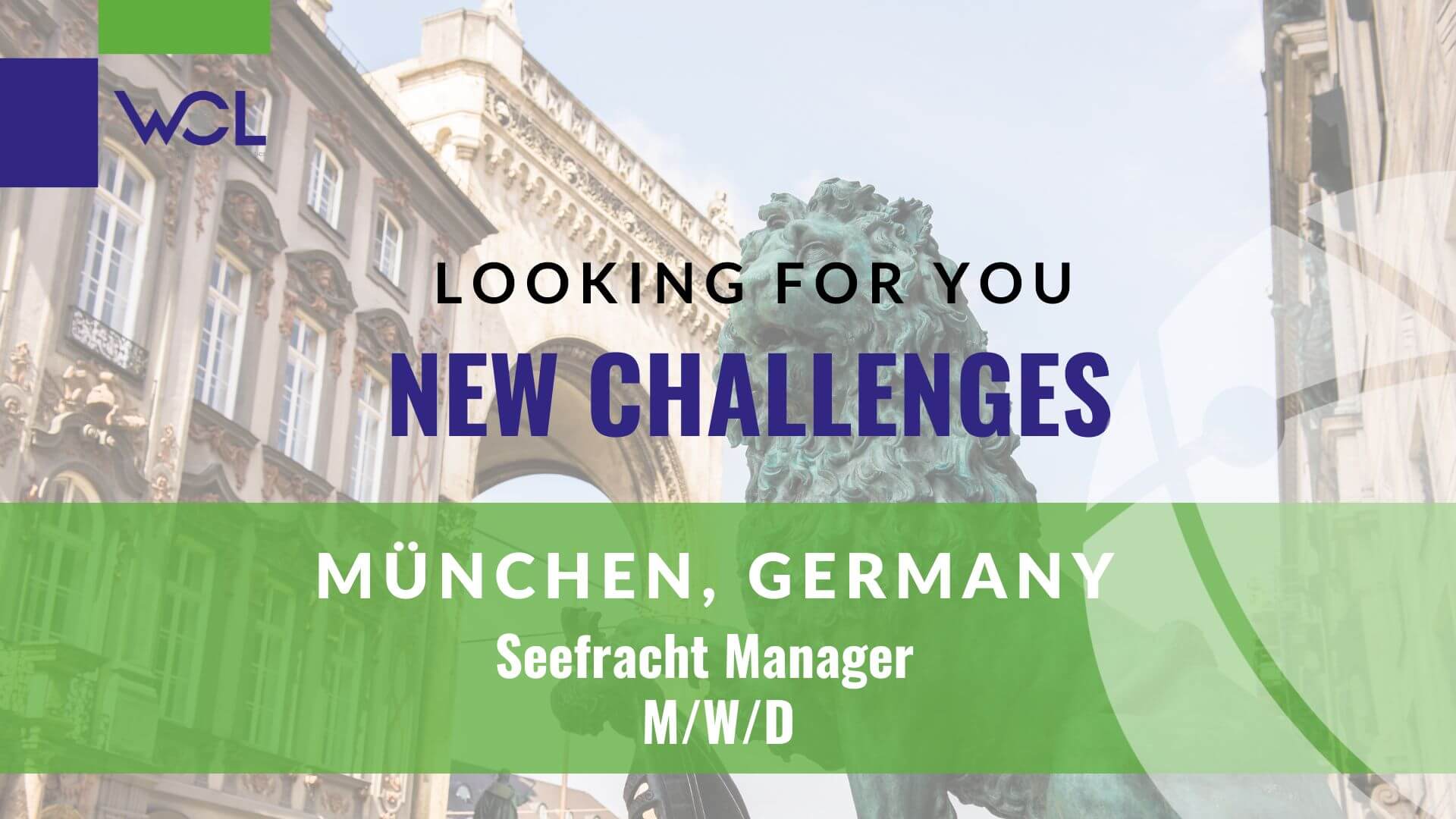 WCL Job Manager Ocean Freight München