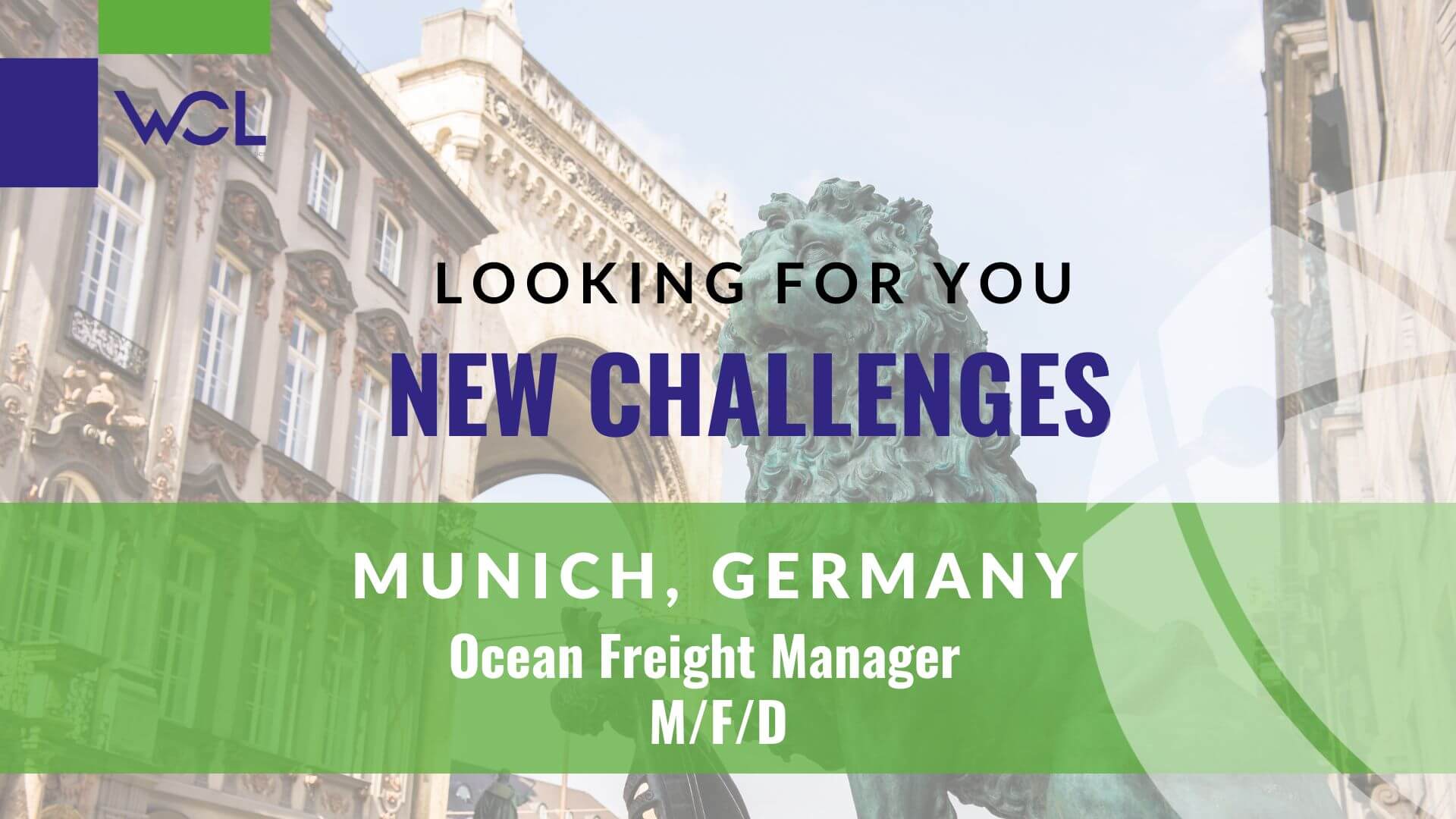 WCL Job Manager Ocean Freight Munich