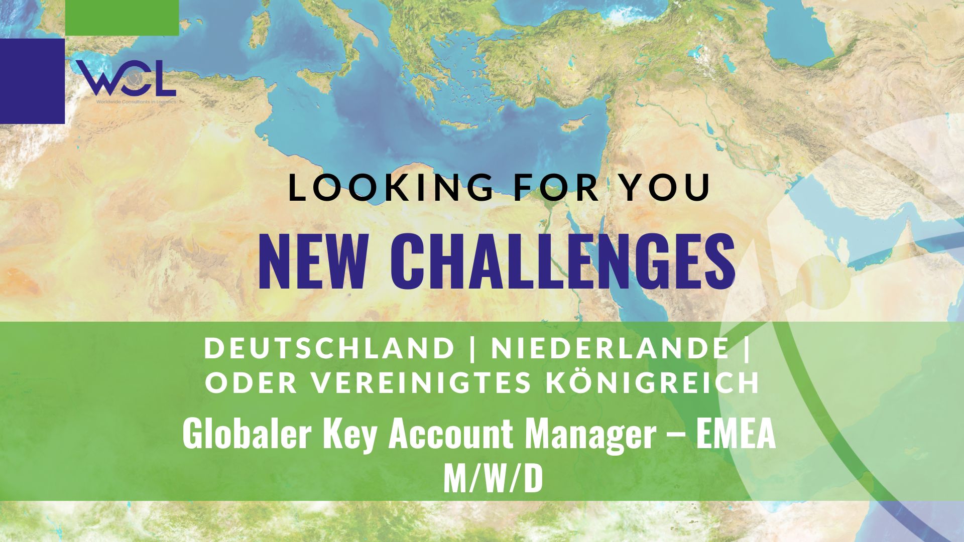 WCL Job Trade Globaler Key Account Manager EMEA
