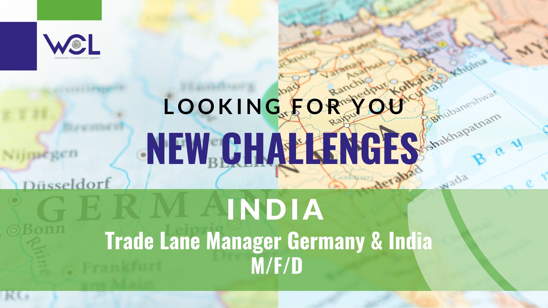 WCL Job Trade lane manager Germany India